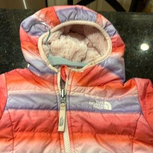 North Face 12-18 month girls winter coat
